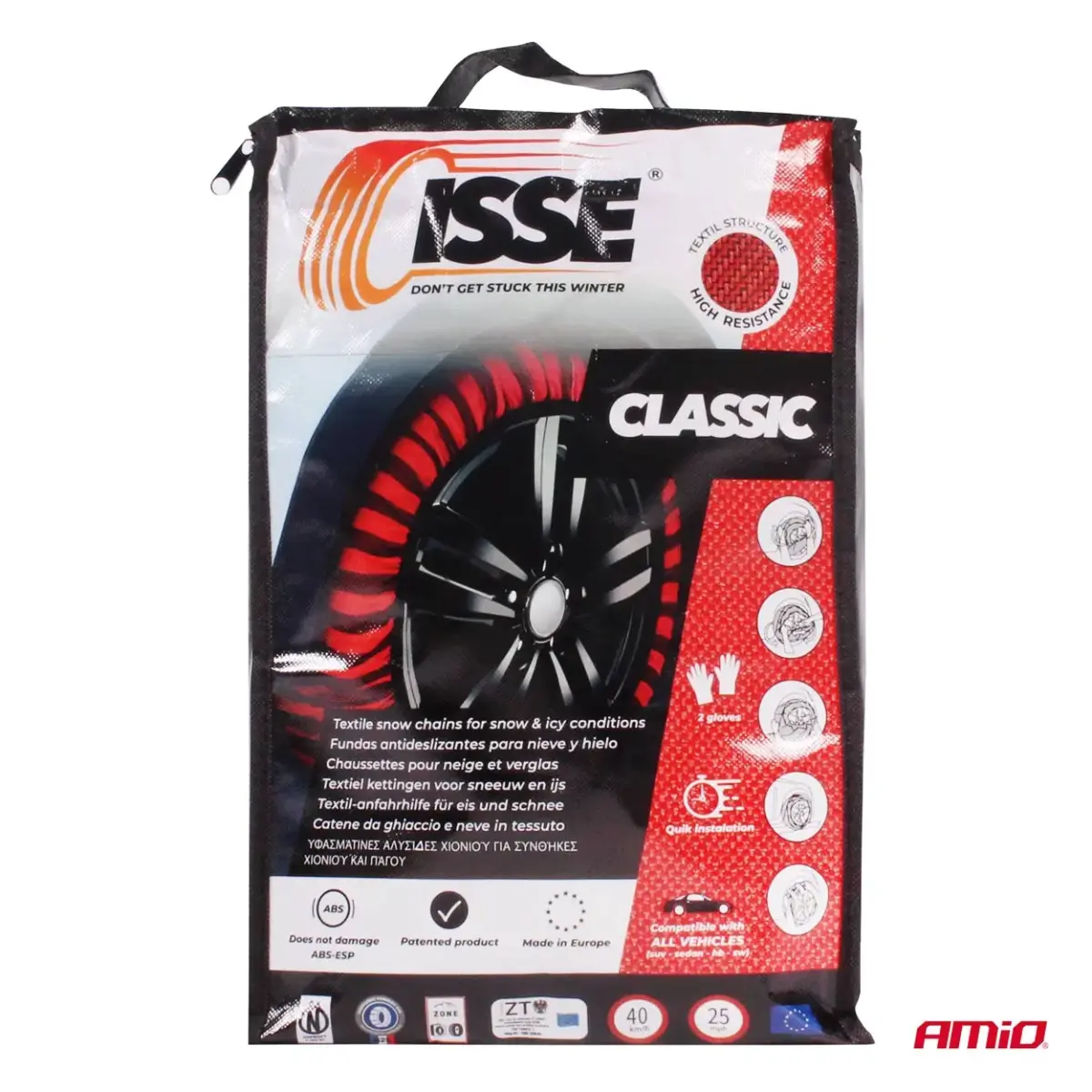 Textile snow chains Isse Classic 70 2pcs