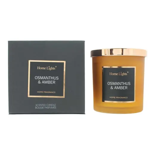 Home Lights, Osmanthus & Amber, Scented Candle, 215 g