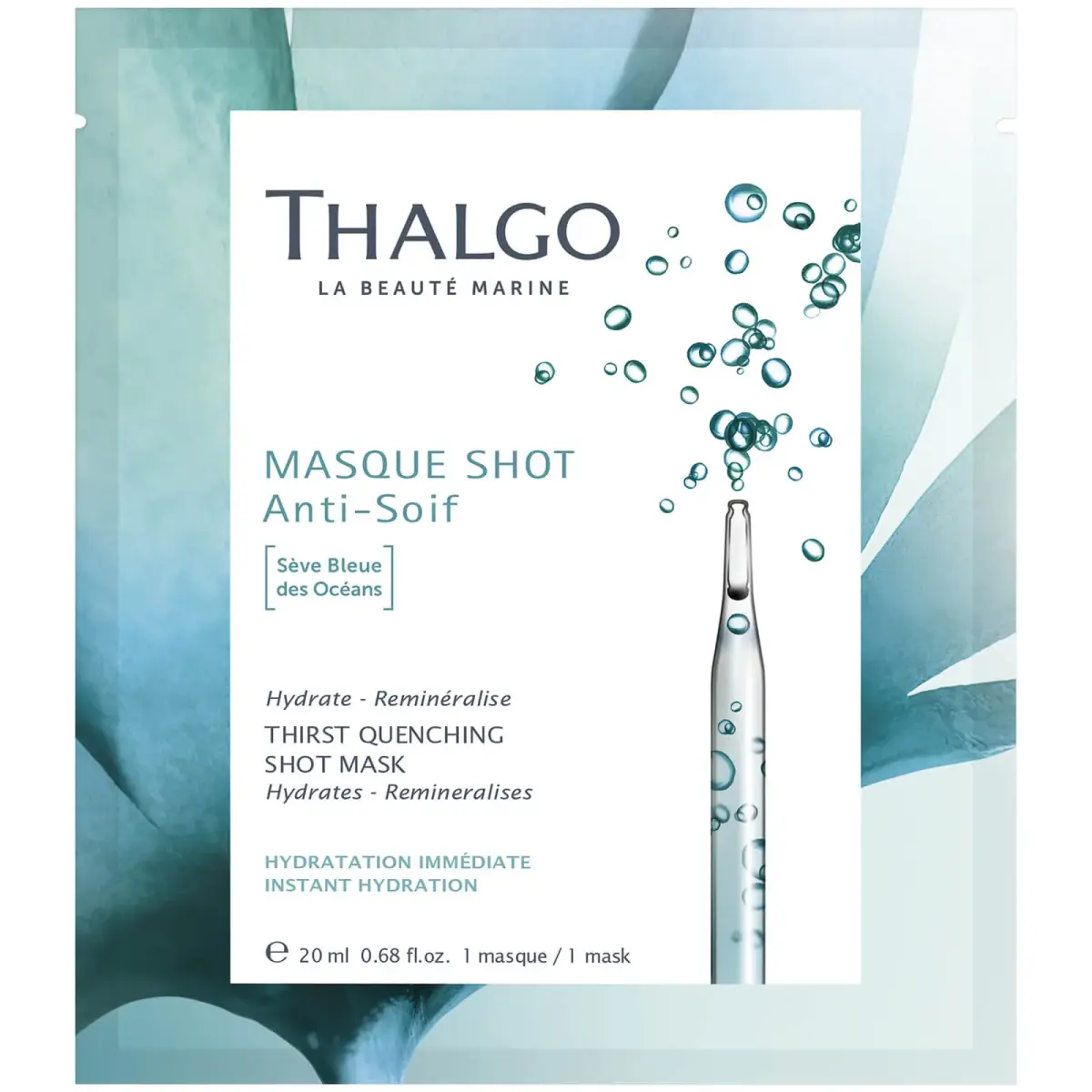 Thalgo by Thalgo Thirst Quenching Shot Mask -20ml/0.67OZ for WOMEN