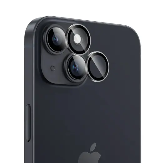 Benks Tempered glass Glass Warrior Lens Protector on camera for Iphone 15|15 Plus (lens 2 pieces) transparent