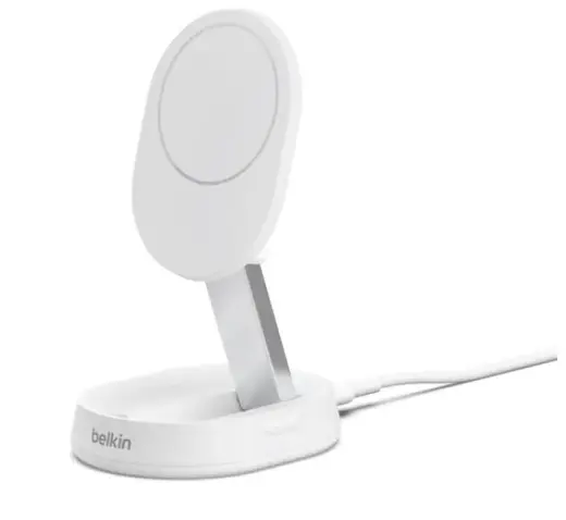 BoostCharge Qi2 15W magnetic charger, white, without PSU