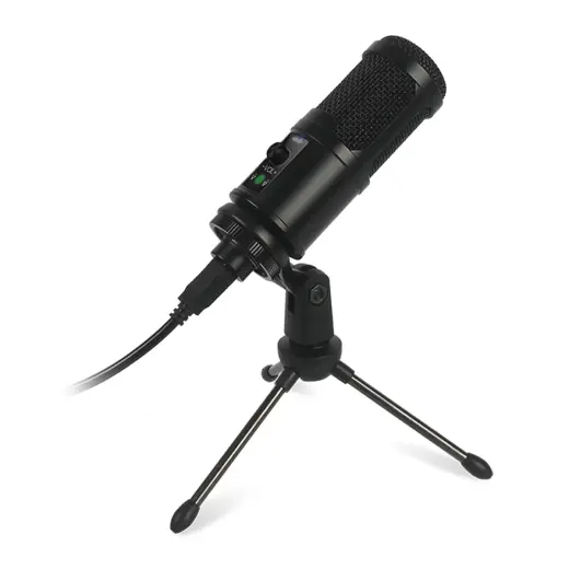 Varr VGMTB2 Microphone For Gaming | Podcasts | Streams Black + Pop filter