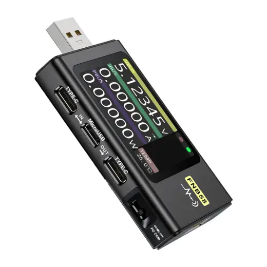 FNIRSI FNB58 USB Port Tester, Black