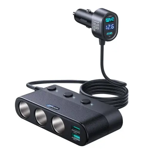 Car charger|adapter Joyroom JR-CCL01 7in1 black