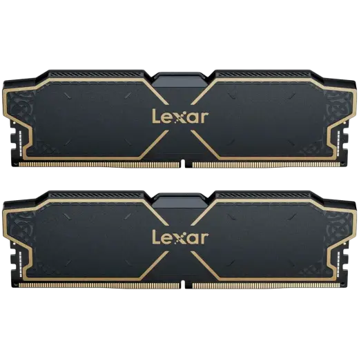 Lexar THOR 32GB DDR5 6000MHz (2x16GB KIT) CL38 DIMM, 1.3V, heatsink, Black