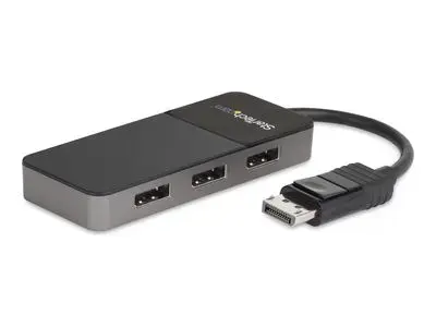 StarTech.com 3 Port DisplayPort MST Hub - 3 x 4K - DP 1.4 Monitor Splitter - video|audio splitter - 3 ports