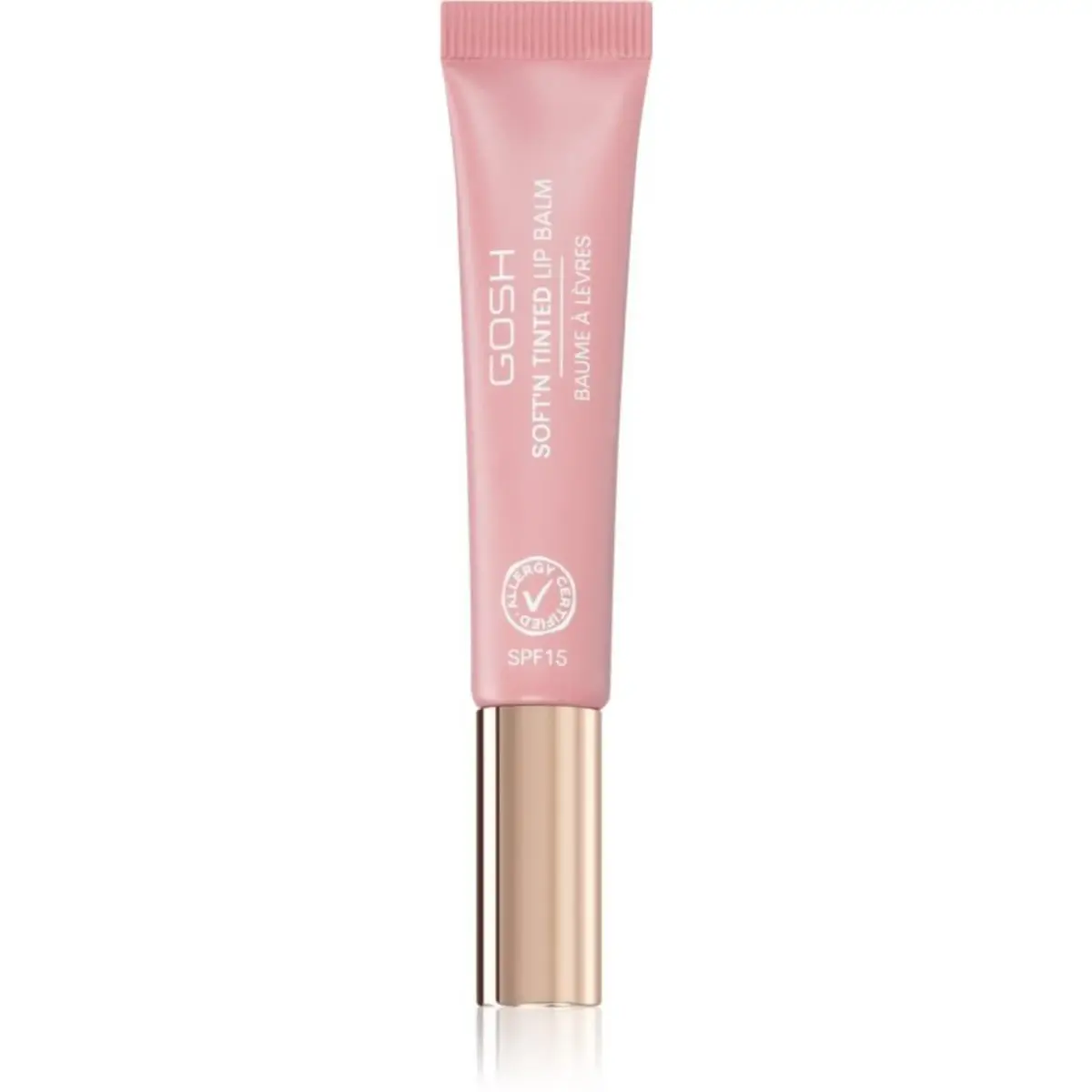 Gosh, Soft'n Tinted, Vegan, semi-transparent, Lip Balm, 004, Vintage Rose, SPF 15, 8 ml