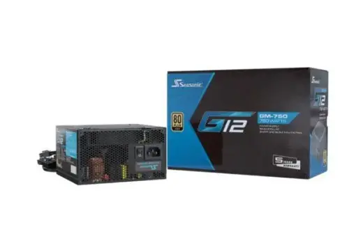 Seasonic G12 GM 80 PLUS Gold Netzteil  halbmodular - 750 Watt  schwarz