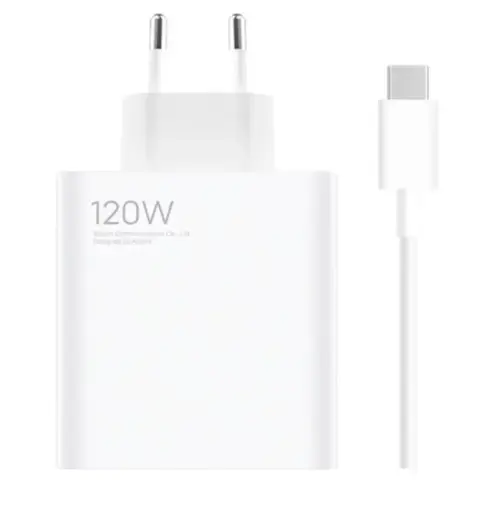 Xiaomi MDY-13-EE USB-A 120W Charger + Data Cable USB-C White (Bulk)