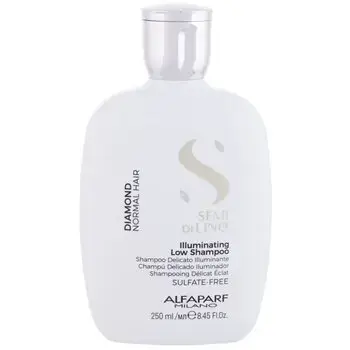 Alfaparf Milano Semi Di Lino Diamond llluminating Low Shampoo - Brightening shampoo for normal hair 75ml