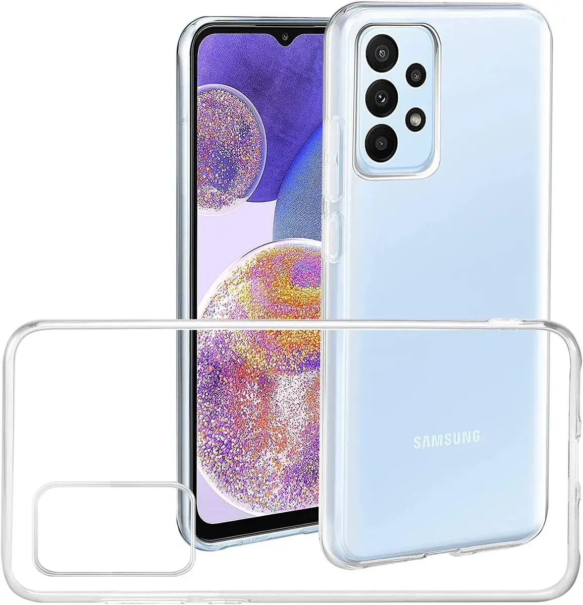 Fusion Ultra Back Case 1 mm silikona aizsargapvalks Samsung S711 Galaxy S23 FE caurspīdīgs