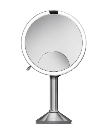 Simplehuman® 1X 5X 10X Touch-Control Sensor Mirror Silver