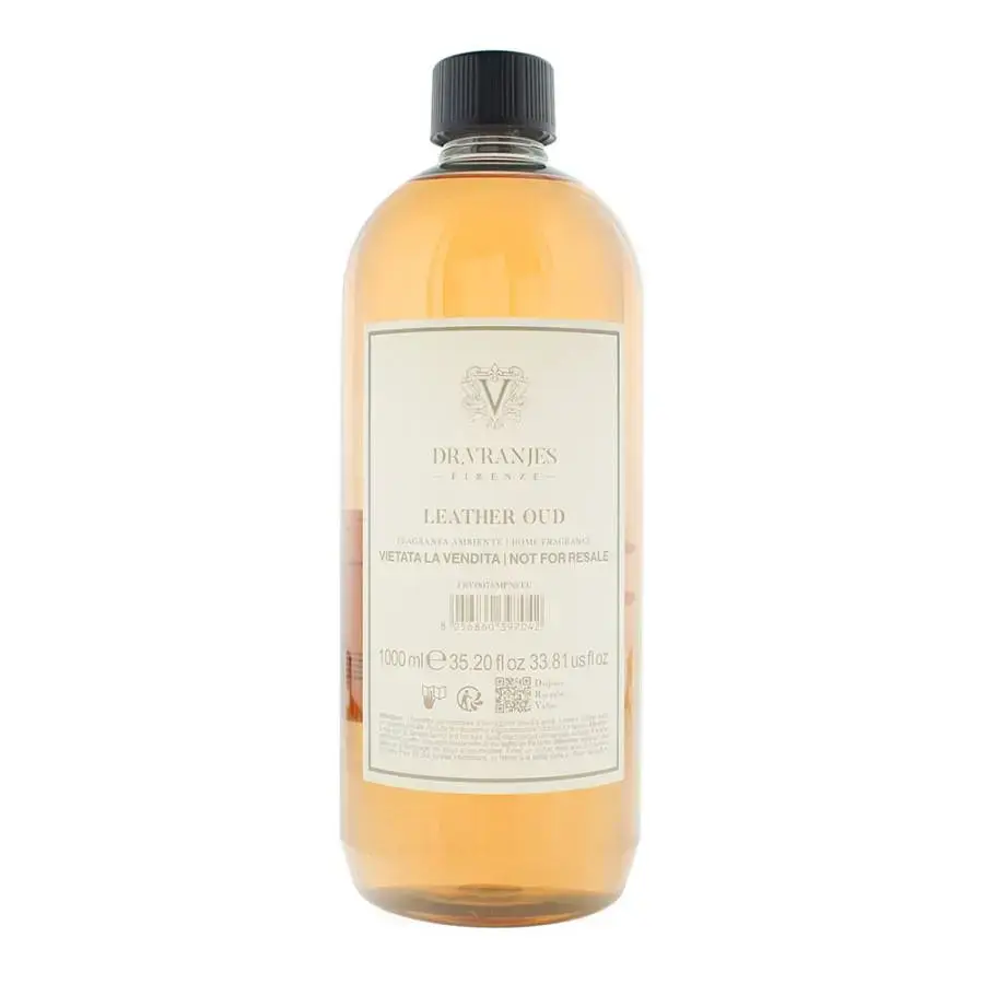 Dr. Vranjes Firenze, Leather Oud, Leather Oud, Oil Diffuser Refill, 1000 ml