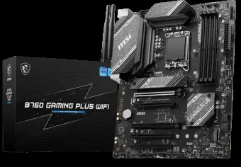 MSI Mainboard MSI B760 GAMING PLUS WIFI - ATX - Socket LGA1700 - Intel B760