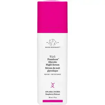 T.L.C. Framboos Glycolic Night Serum - Night facial serum.
