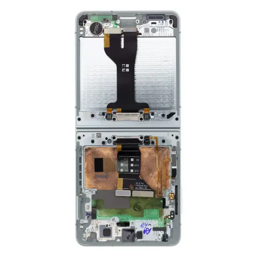 LCD display + Touch Unit + Front Cover Samsung F766 Galaxy Z Flip 7 5G Mint (Service Pack)