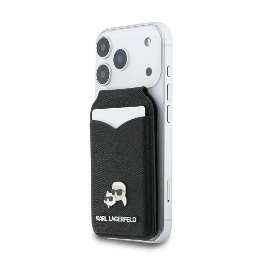 Karl Lagerfeld Mirror MagSafe Cardslot Stand Black