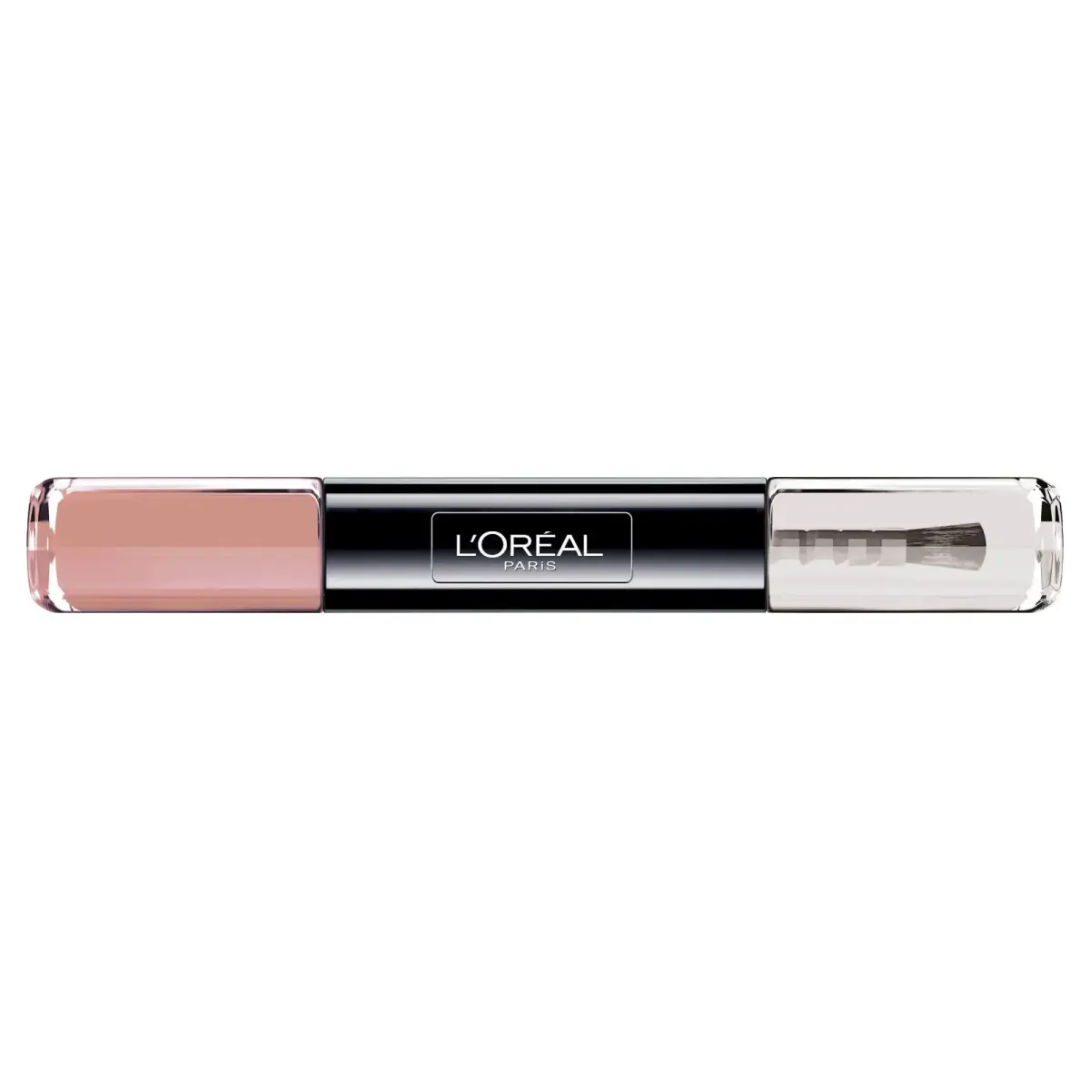 L'Oreal Paris, Infallible, Gel-Effect, Nail Polish 2-In-1, 012, Forever Mink, 2 x, 5 ml
