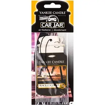 Yankee Candle Car Jar Black Coconut Air Freshener 1 Pcs