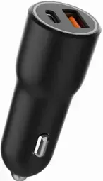 Gembird car charger | USB-C, USB-A | black