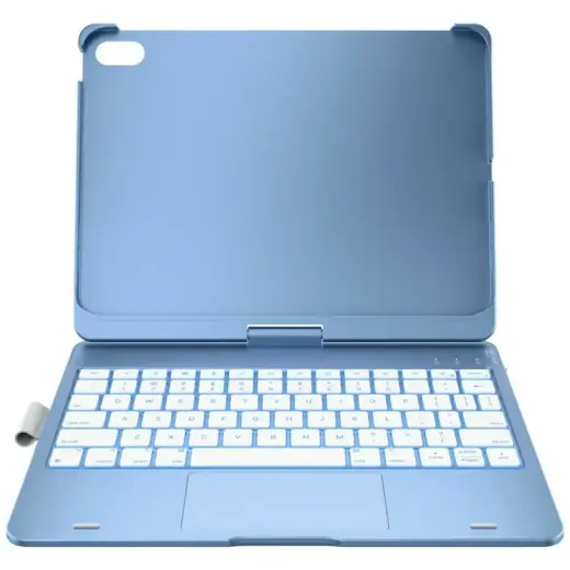 Case Flexbook Touch Typecase with keyboard for  iPad 11" (A16) 2025 / iPad 10.9" 2022 light blue