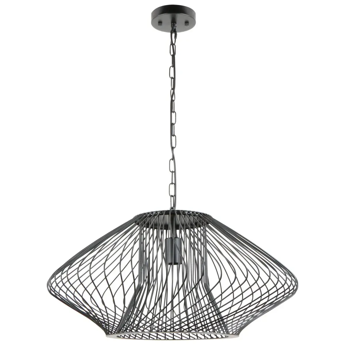 Griestu lampa, E27, Max 40W, 220-240V, Melna