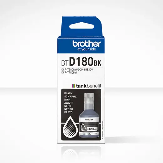 Brother BTD180BK Black Genuine Ink Bottle