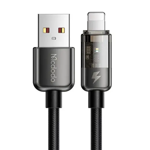 Mcdodo CA-3141 провод для передачи данных и зарядки | USB-A на Lightning | 12W | 1.8m | черный