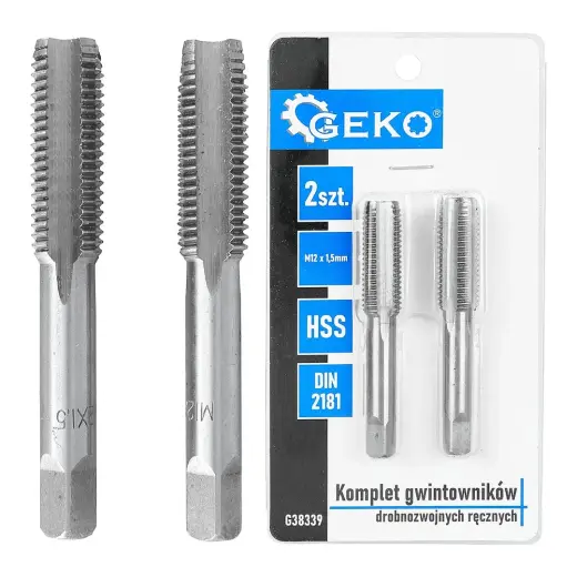 Smalko vītņu vītņgrieži (2 gab. komplekts) M12x1,5mm
