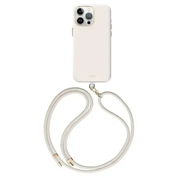 UNIQ etui Coehl Creme iPhone 15 Pro 6.1" Magnetic Charging kość słoniowa|ivory