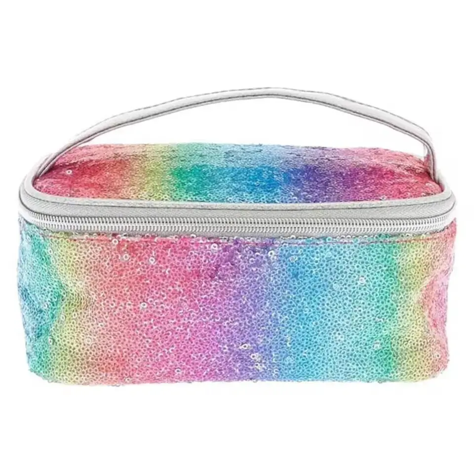 Bags Unlimited, Sequin, GWP Textile Pouch, Rainbow