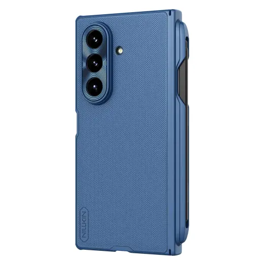Nillkin Super Frosted FOLD Magnetic Pen Slot Back Cover for Samsung Galaxy Z Fold 7 Blue