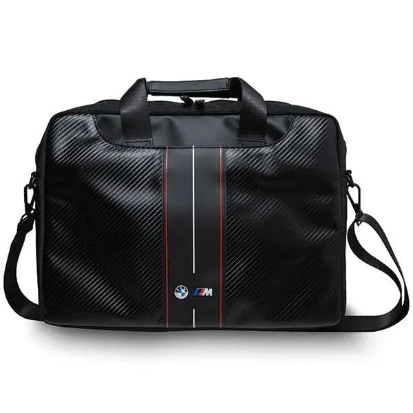 BMW Torba BMCB15COMSCAKR 15" czarny|black Carbon Red Stripes