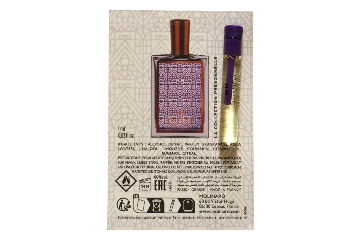 Molinard Personal Collection - MM, Eau de Parfum, Unisex, 1 ml Vial