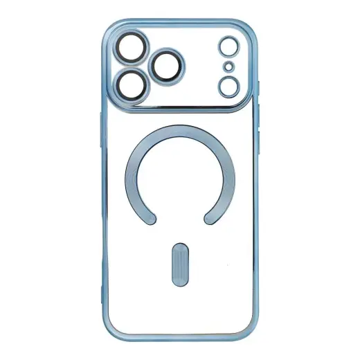 Electro Mag phone case with MagSafe support for iPhone 17 Pro Max blue