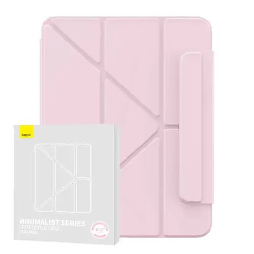 Magnetic Case Baseus Minimalist for Pad 10.2″ (2019|2020|2021) (baby pink)