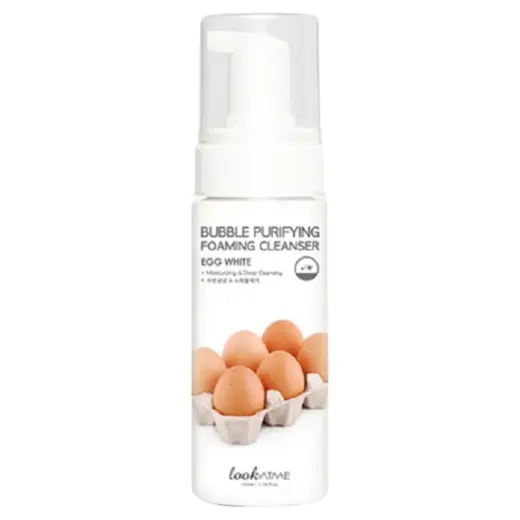 Look At Me, Bubble Purifying, Egg White, Purifying, Cleansing Foam, 100 ml