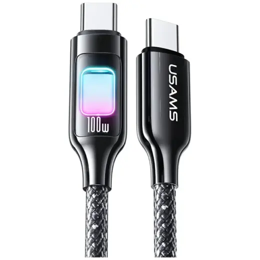 USAMS TC Series SJ750 data transfer and charging cable | USB-C to USB-C | 100W | 1.2m