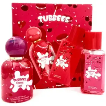Tubbees Cherry Luxe Dárková sada EDP 50 ml a tělový sprej 75 ml