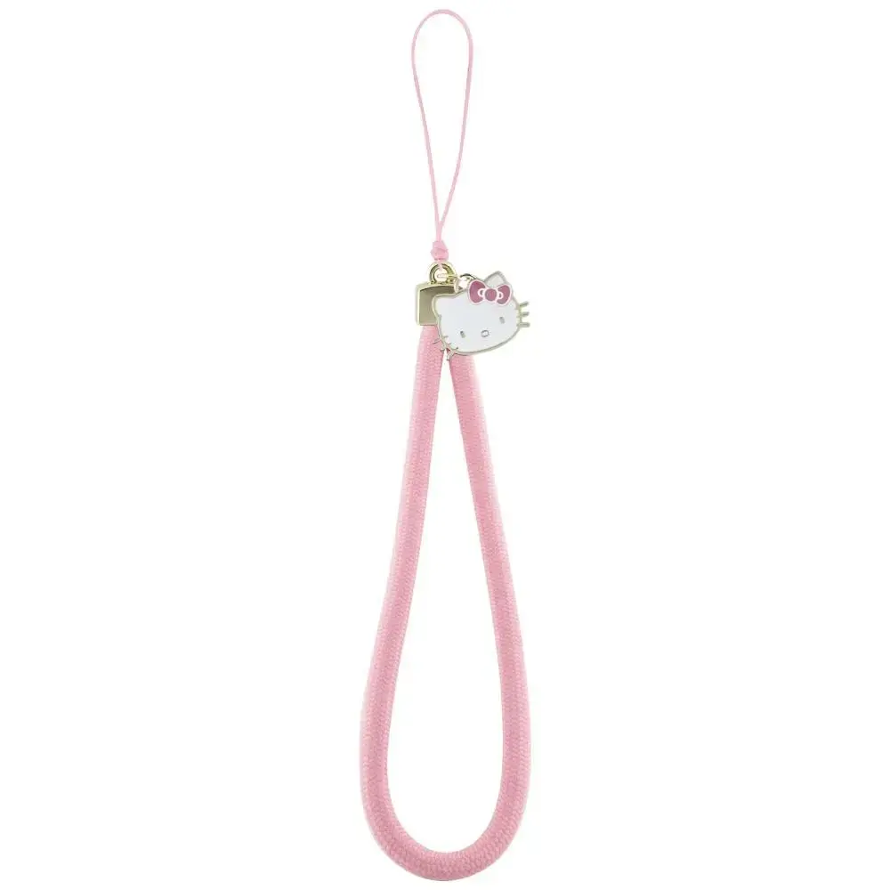 Zawieszka na telefon Hello Kitty Nylon    Cord Kitty Head różowy