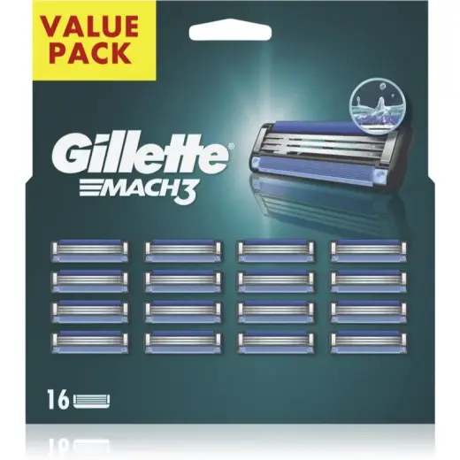 Gillette Mach3 Razor Blades  16-Pack