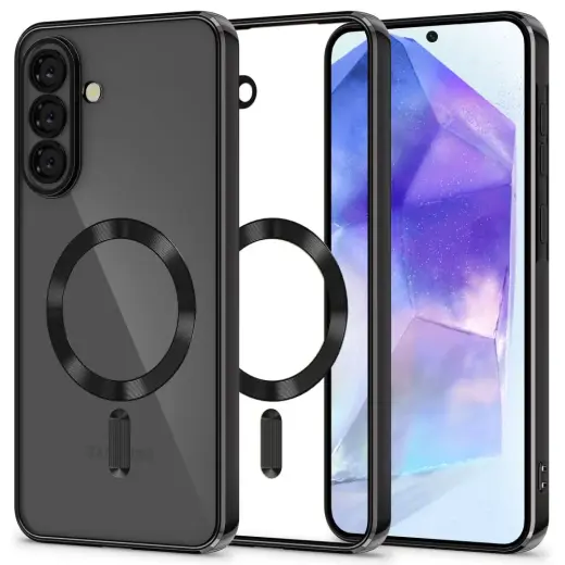 Tech-Protect MagFlex telefono dėklas su MagSafe palaikymu Samsung Galaxy A57 (A576) juodas