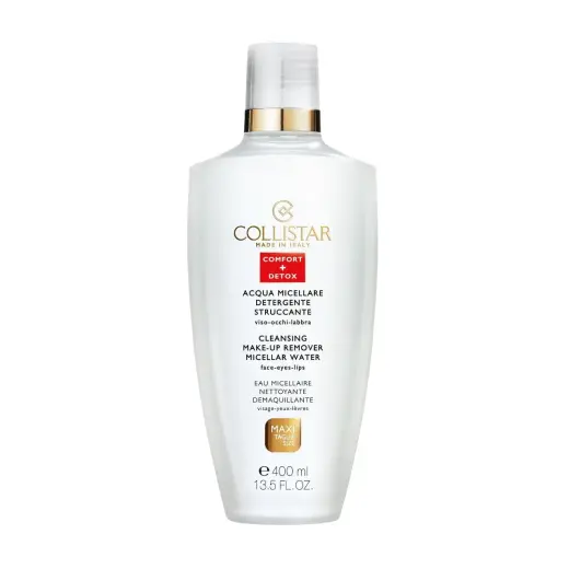Collistar, Aacqua Micellare Detergente Struccante, Makeup Removing, Micellar Water, For All Skin Types, 400 ml