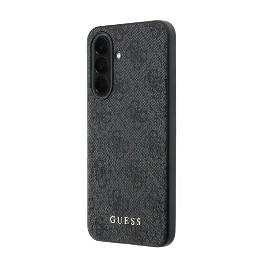Guess PU 4G Metal Classic Logo phone case for Samsung Galaxy A37 (A376) gray