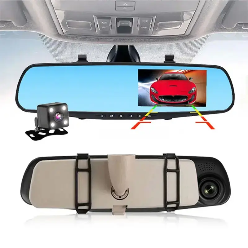 Car Dash Cam DVR-01 Mirror 4,0 inches + rear camera