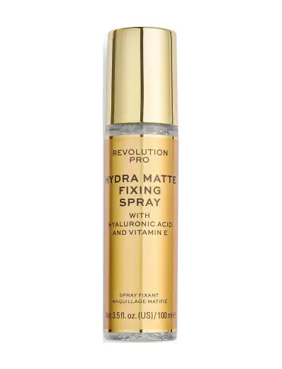 Revolution Pro, Hydra-Matte, Hyaluronic Acid, Mattifying, Makeup Fixer Spray, 100 ml