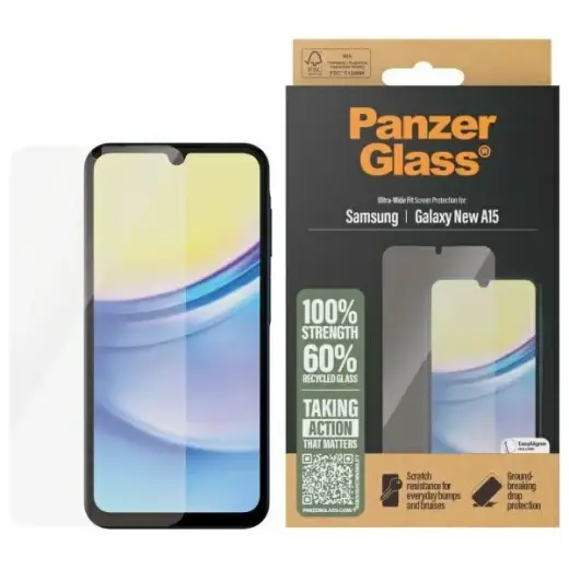PanzerGlass Ultra-Wide Fit Sam A16 | A16  5G Screen Protection 3807