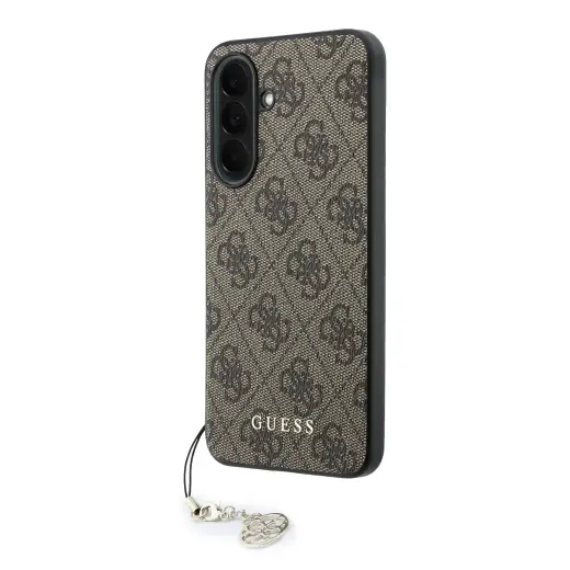 Guess 4G Charm phone case for Samsung Galaxy A37 (A376) brown