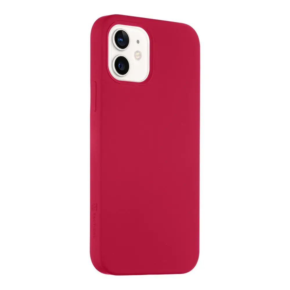 Tactical Velvet Smoothie Cover for Apple iPhone 12|12 Pro Sangria