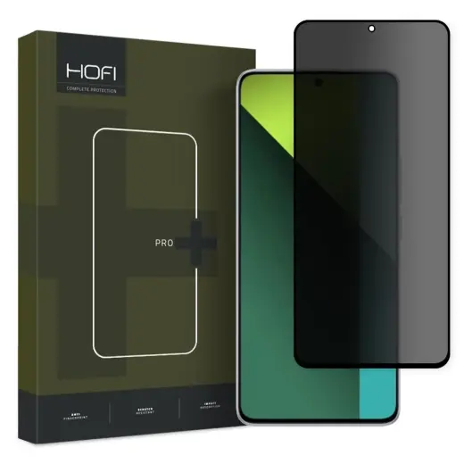HOFI ANTI SPY GLASS PRO+ XIAOMI REDMI NOTE 13 5G | 13 PRO 4G | 5G PRIVACY GLASS